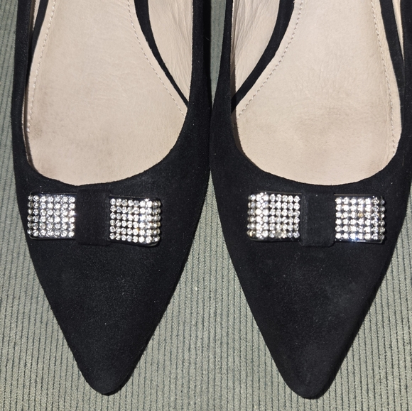 Coach size 7 Bow kitten heels - Picture 6 of 7